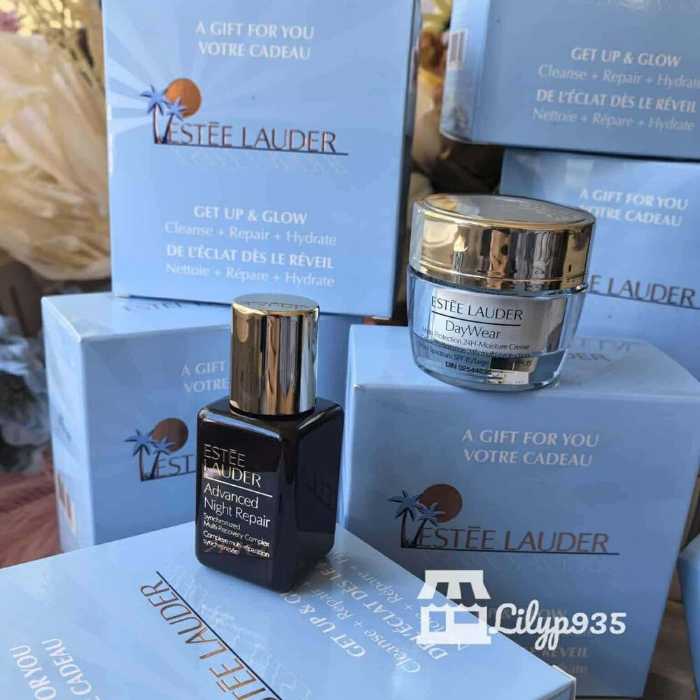 NEW  Estée Lauder – Get Up & Glow Skincare Set